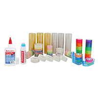 Office locks, adhesives, and tapes