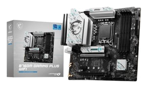 MSI B760M GAMING PLUS WIFI Mainboard, Intel B760, LGA 1700, Micro-ATX
