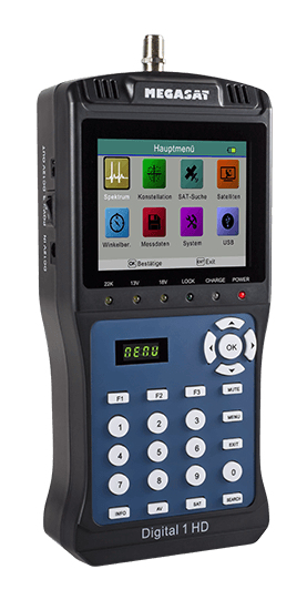 Megasat Digital 1 HD 950 - 2150 MHz Wbudowany wyświetlacz Cyfrowy 1 szt.