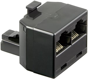 Goobay 50584 Network Splitter, Black