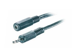 Vivanco 3,5 mm/3,5 mm ljudkabel, 1,5 m, svart