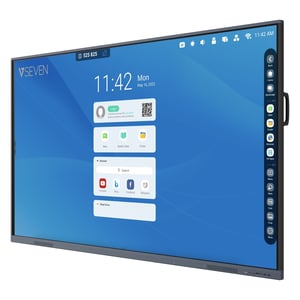 V7 IFP7501-V7HM interaktives Whiteboard 190,5 cm (75") 3840 x 2160 px Touchscreen Schwarz