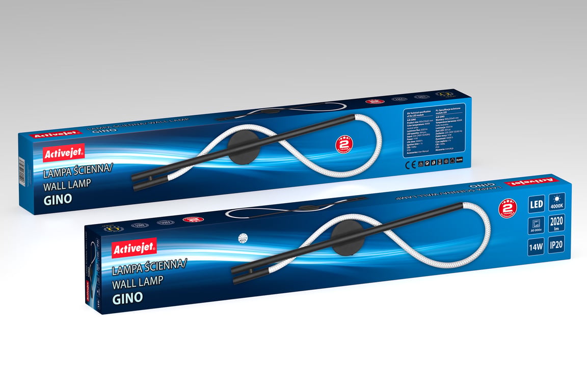 Activejet Lampa ścienna LED AJE-GINO NW