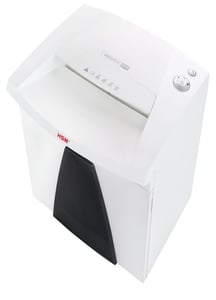 HSM Securio B26 0,78 x 11 mm Aktenvernichter, Kreuzschnitt, 56 dB, 28 cm, weiß