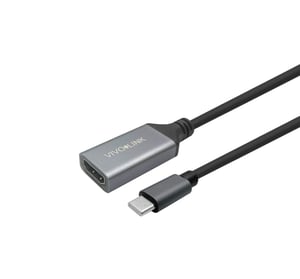 Vivolink PROUSBCHDMIMF2 USB-C to HDMI Adapter, Black