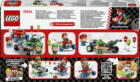 LEGO Super Mario Mario Kart™ – Baby Mario kontra Baby Luigi