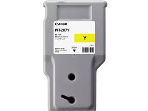 Canon PFI-207 Y ink cartridge, 1 pc. Genuine Yellow