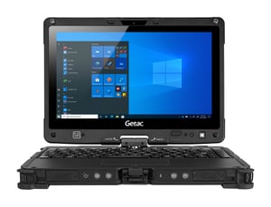 Getac V110 G6 Intel® Core™ i7 i7-10510U Hybryda (2w1) 29,5 cm (11.6") Ekran dotykowy Full HD 16 GB DDR4-SDRAM 512 GB SSD Wi-Fi 6 (802.11ax) Windows 10 Pro Niemiecki Czarny
