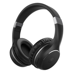 Motorola Moto XT220 Kopfhörer-Set, kabellos, Kopfbügel, Bluetooth-Musik, schwarz