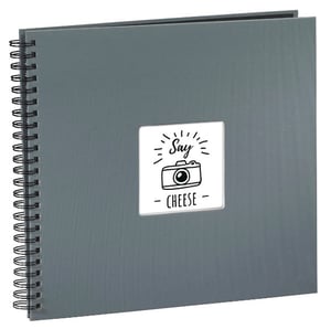 Hama Fine Art Photo Album, Gray, 300 sheets, 10 x 15, spiral binding