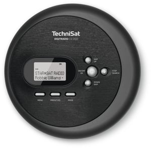TechniSat DIGITRADIO CD 2GO Svart Bärbar CD-spelare