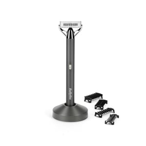 BaByliss Super-X Metal OT996E Barttrimmer, 5,5 mm, Nass- und Trockenschnitt, silberfarben