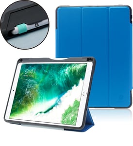 DEQSTER 40-738343 Tablet-Hülle 25,9 cm (10,2") Hülle mit Klappe Blau