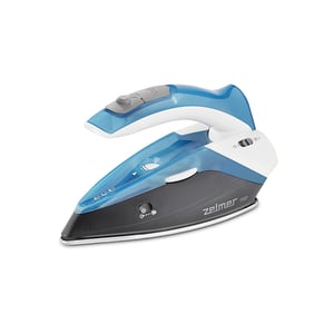 Zelmer ZIR0500 Żelazko suche i parowe Stopa ze stali nierdzewnej 1100 W Czarny, Niebieski, Biały