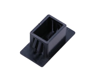 Extralink Blind Plug for Fiber Optic Patch Panels, Black, SC Simplex