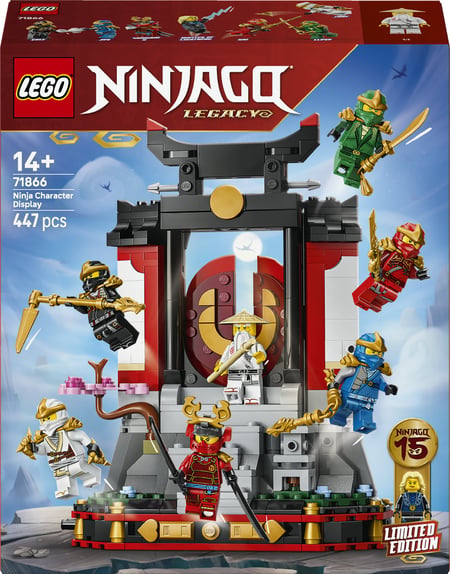 LEGO NINJAGO Ozdoba z postaciami ninja — 15-lecie