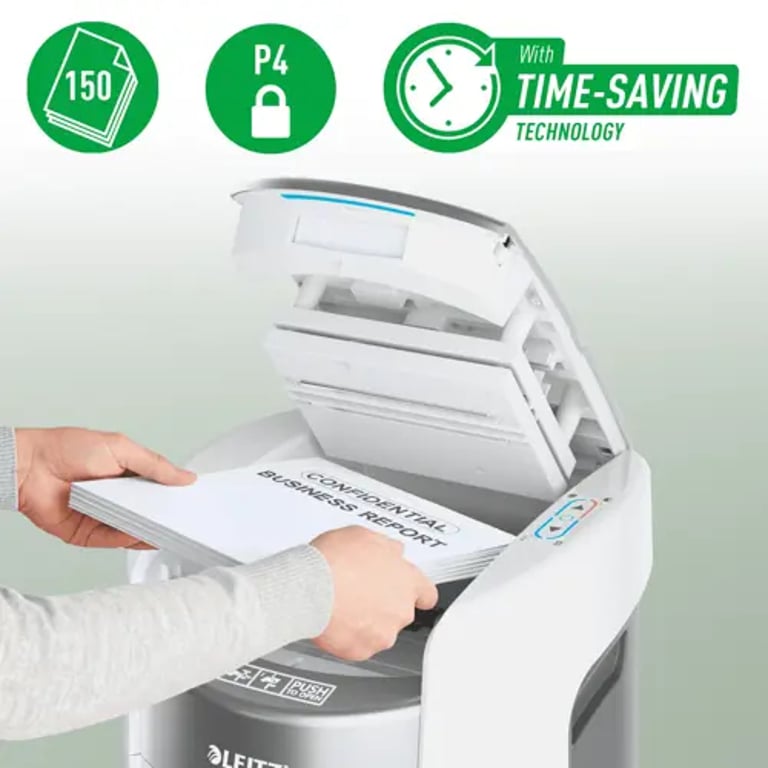фото Шредер Leitz IQ OptiMax Autofeed Home Office 150 P4 (80380000) 1