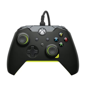 PDP Trådbunden handkontroll: Elektrisk svart För Xbox Series X|S, Xbox One och Windows 10/11