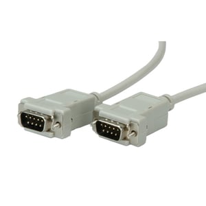 VALUE RS232 Cable, DB9 M - M 1.8 m parallel cable