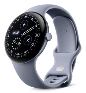 Google Pixel Watch 4 AMOLED 45 mm Cyfrowy Ekran dotykowy Niebieski Wi-Fi GPS