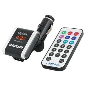 LogiLink FM0001A FM-Sender 87,5 – 108 MHz, kabelgebunden, schwarz, weiß