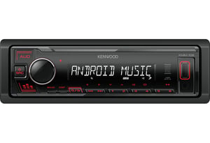 Kenwood KMM-105RY radio samochodowe Czarny 50 W