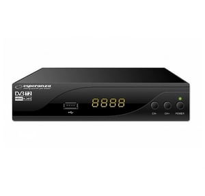 Esperanza EV105R set-top box (STB) Kabel. Svart