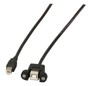 EFB Elektronik K5293SW.1V2 kabel USB USB 2.0 1 m USB B 0,48 Gbit/s Czarny