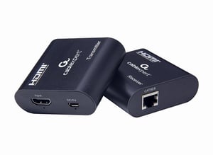 Gembird DEX-HDMI-03 AV-Verlängerungskabel, schwarz