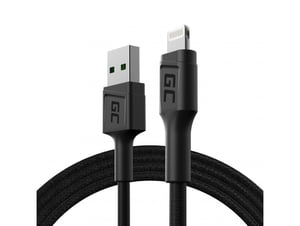 Green Cell Kabel GC PowerStream USB-A - Lightning 120cm dla iPhone, iPad, iPod, szybkie ładowanie