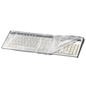 Hama 00113818 Equipment Cover Transparent Dust Cover for Keyboard
