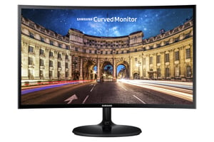 Samsung C24F390FHR monitor komputerowy 59,7 cm (23.5") 1920 x 1080 px Full HD LCD Czarny