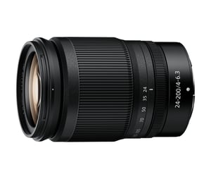 Nikon NIKKOR Z 24-200mm f/4-6.3 VR Bezlusterkowiec Teleobiektyw zmiennoogniskowy Czarny