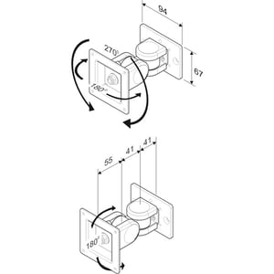 ROLINE Monitor Mount for Bridge, up to 8 kg