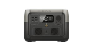 EcoFlow River 2 Max bärbar strömstation med litium-järn-fosfat-batteri (LiFePO4), 6 kg