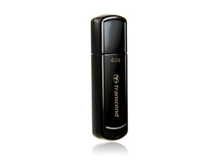 Transcend JetFlash Elite JetFlash 350 USB-minne 4 GB USB Typ A 2.0 Svart