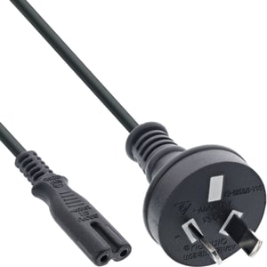 InLine 16654B kabel zasilające Czarny 1,8 m