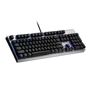 Cooler Master Peripherals CK351 Gaming-tangentbord USB QWERTY US English Silver, Svart