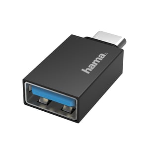Hama 00200311 adapter för USB Type-C- till USB Type-A-kablar, svart