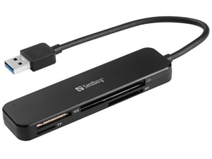 Sandberg 134-32 USB 3.2 Gen 1 (3.1 Gen 1) Kartenlesegerät, schwarz