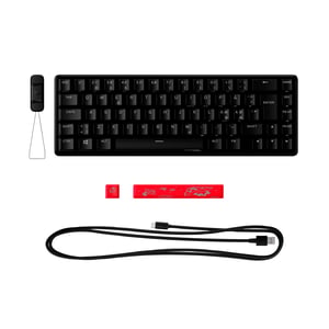 HyperX Alloy Origins 65 – mechaniczna klawiatura dla graczy – HX Red (układ NO)