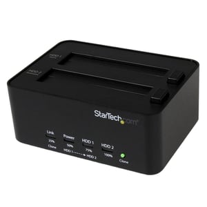 StarTech SATDOCK2REU3 duplicator HDD/SSD-duplicator Svart 1 kopia