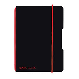 Herlitz 11361599 anteckningsbok A6, 40 ark. Svart
