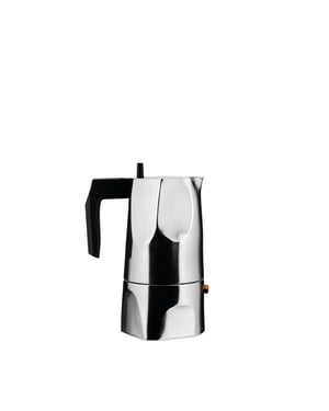 Alessi MT18/3 manuell kaffebryggare, mokabryggare i aluminium