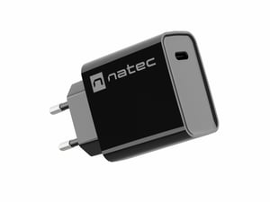 NATEC RIBERA Universal Black AC Fast Charging Indoor