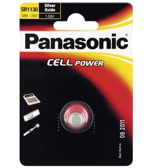 Panasonic SR54 EL/SR1130 EL 1BL Jednorazowa bateria Srebrny-Oksydowany