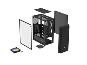 FURY Shobo SH4 RGB Midi Tower Czarny