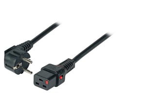 EFB Elektronik EK606SW.2 kabel zasilające Czarny 2 m CEE7/7 C19 panel