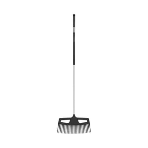 Fiskars 1027037 lövkratta Lövkratta Svart, silverfärgad aluminium