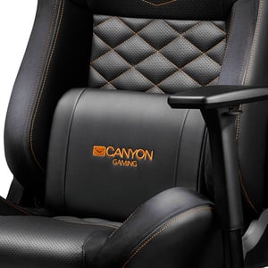 Canyon Nightfall GC-7 Fotel dla gracza Obite siedzisko Czarny, Pomarańczowy